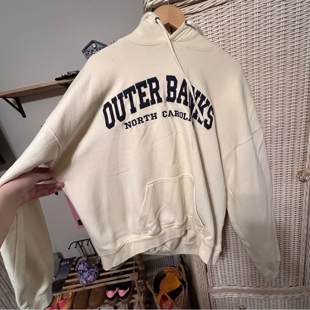 Outer Banks Cream Hoodie